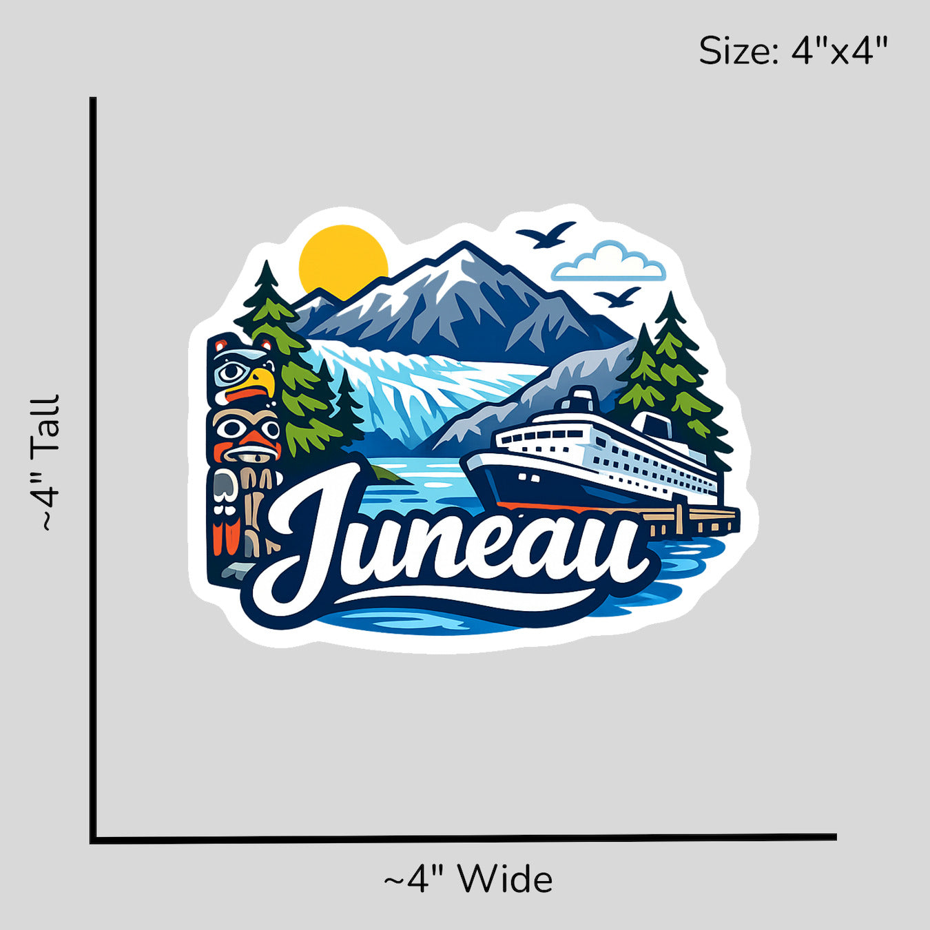 Juneau Wilderness - Size Reference Mockup