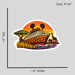 Safari Kingdom Voyage - Size Reference Mockup