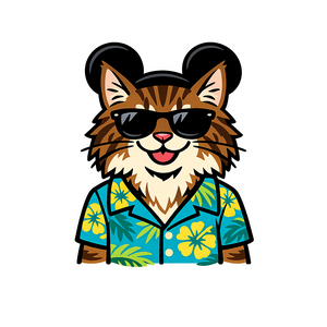 Magic Maine Coon - Bordered Artwork