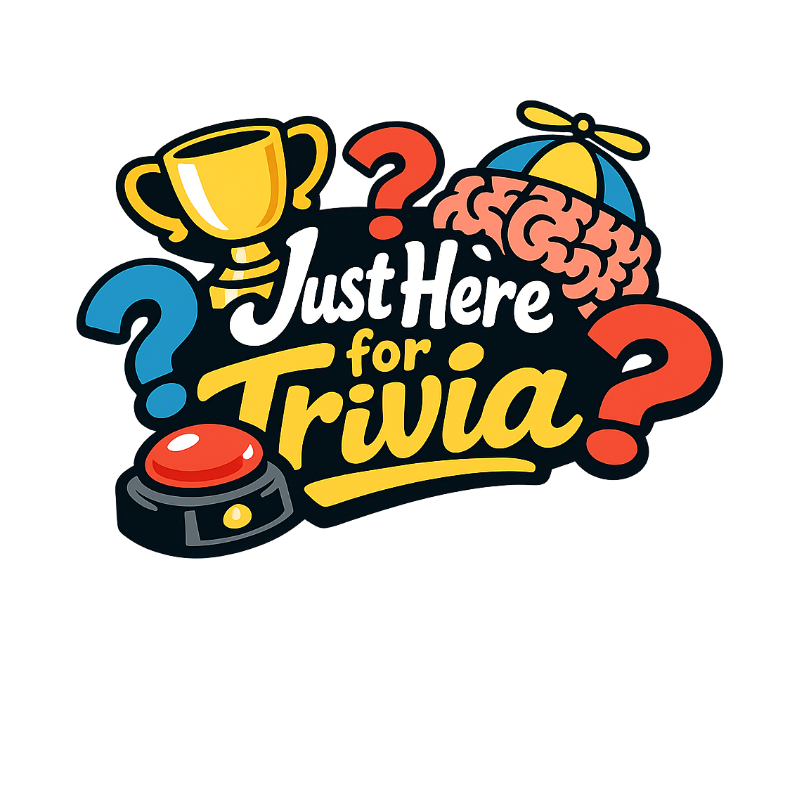 Just Here for Trivia - Bordered Artwork