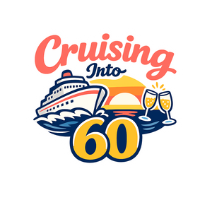 Cruising Into 60 - Bordered Artwork