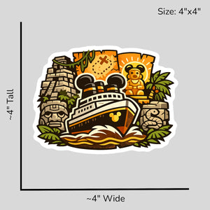 Archaeological Adventure Cruise - Size Reference Mockup