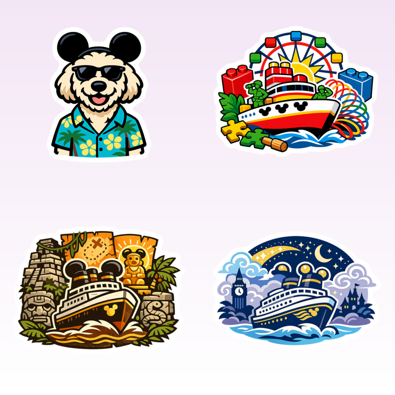 Disney Cruise Door Magnets