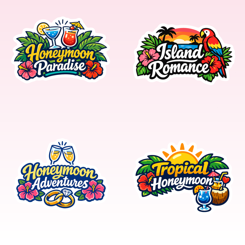Honeymoon Cruise Door Magnets