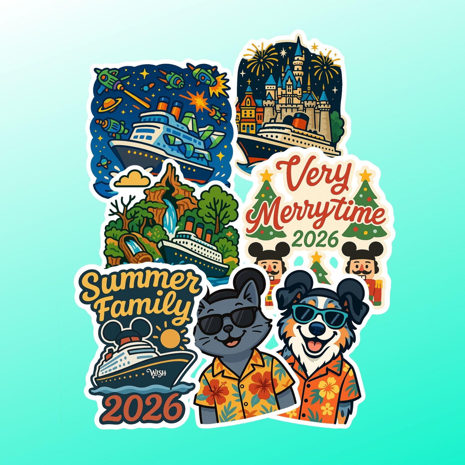 Magic Cruise Door Magnets