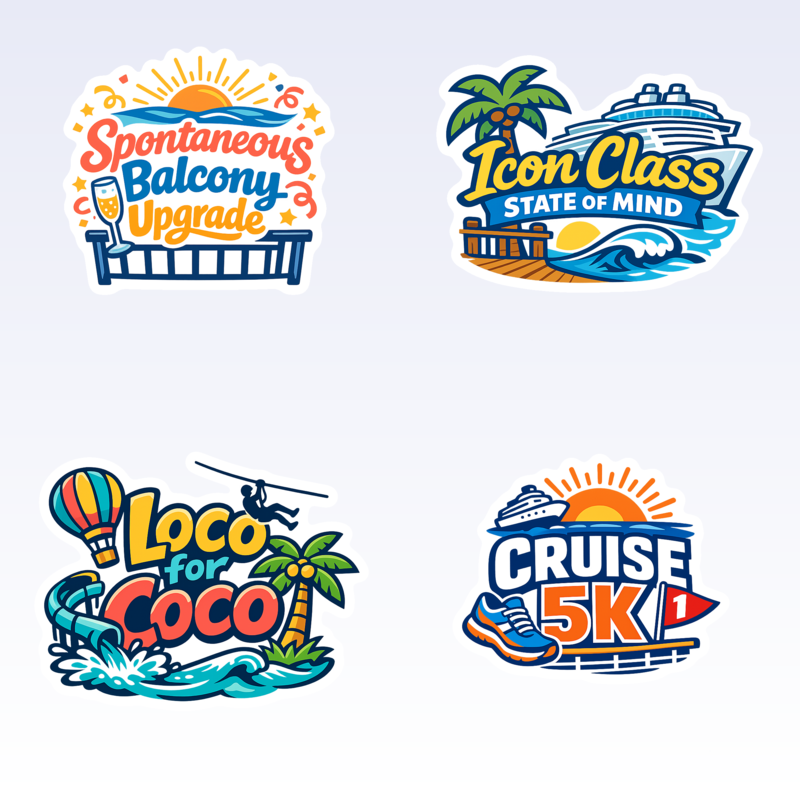 Royal Caribbean Cruise Door Magnets