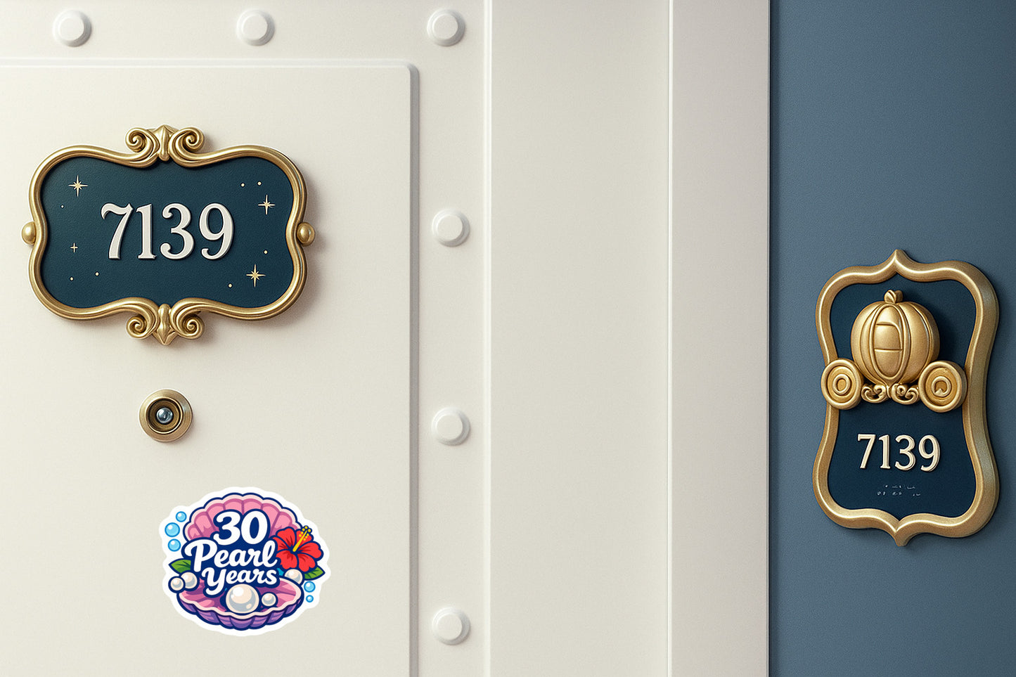 30 Pearl Years - Door Style 2 Mockup
