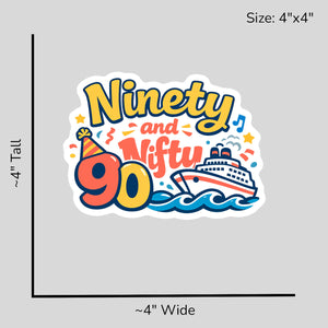 Ninety and Nifty - Size Reference Mockup