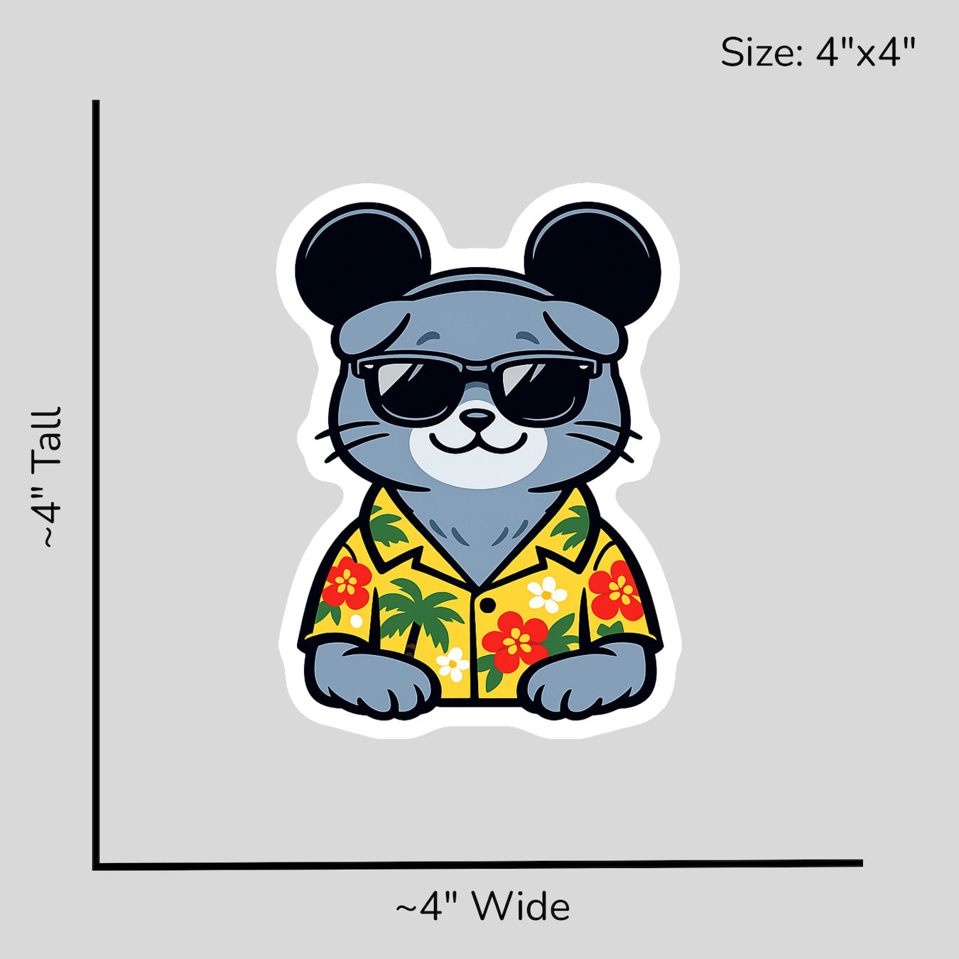 Magic Scottish Fold - Size Reference Mockup