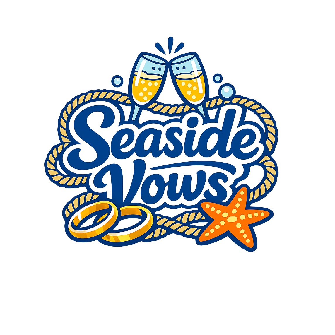 Seaside Vows - Bordered Artwork