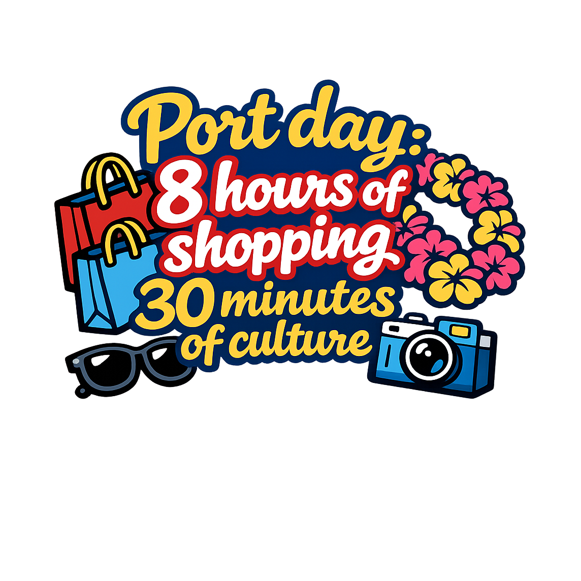 Port Day Priorities - Bordered Artwork