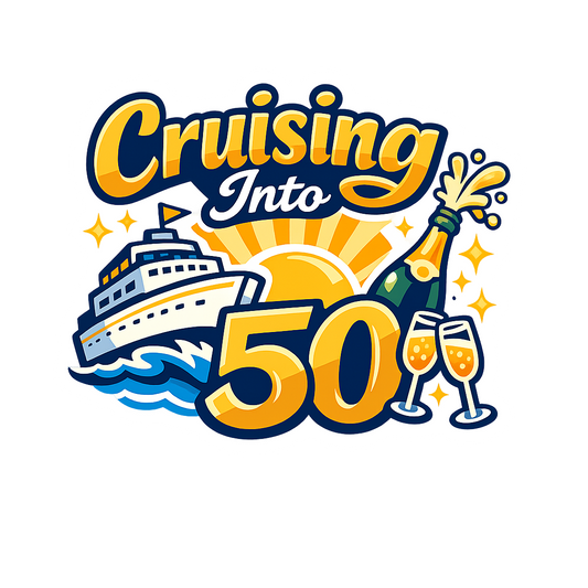 Cruising Into 50 - Bordered Artwork