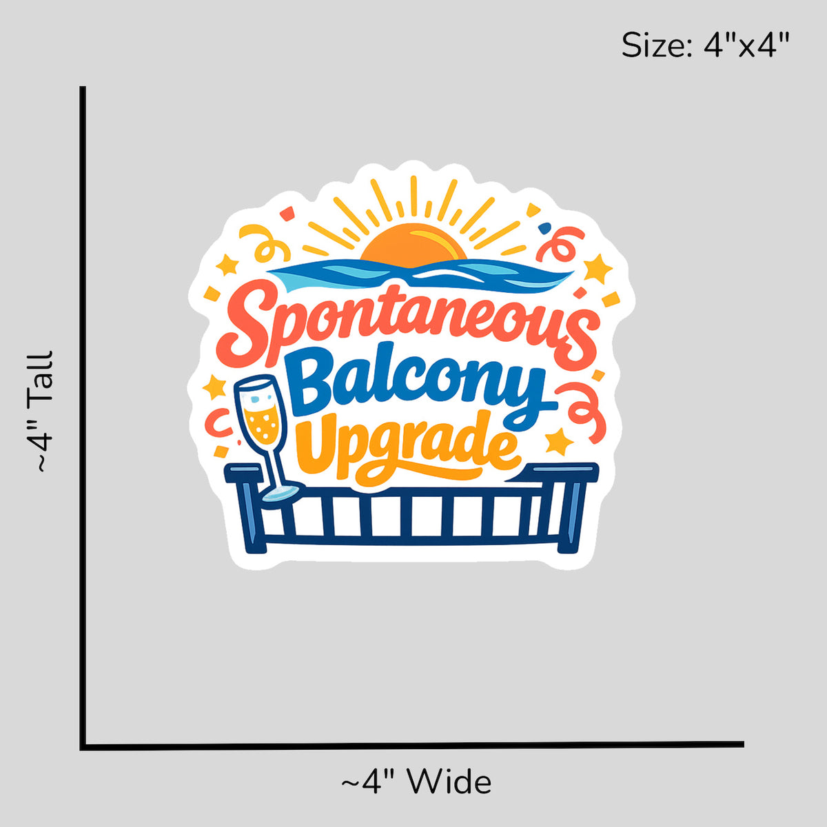 Spontaneous Balcony Upgrade - Size Reference Mockup