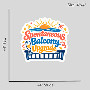 Spontaneous Balcony Upgrade - Size Reference Mockup