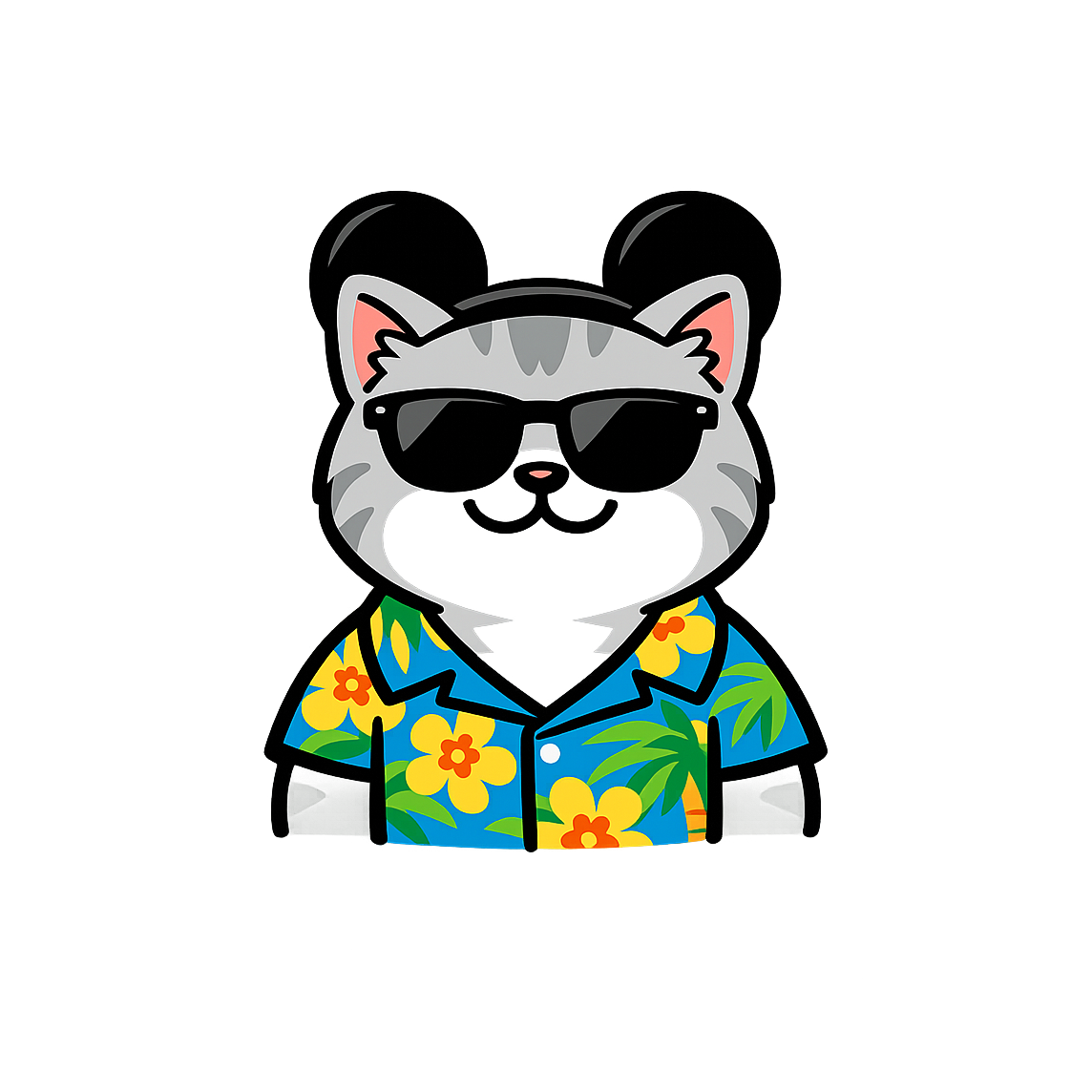 Magic Silver British Shorthair - Bordered Artwork