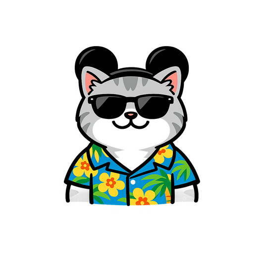 Magic Silver British Shorthair - Bordered Artwork