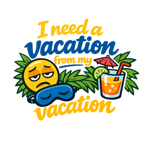 Vacation from Vacation - Bordered Artwork