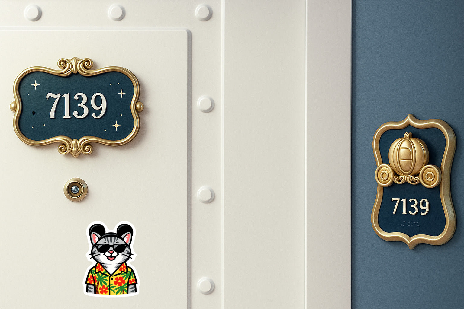 Magic American Shorthair - Door Style 2 Mockup