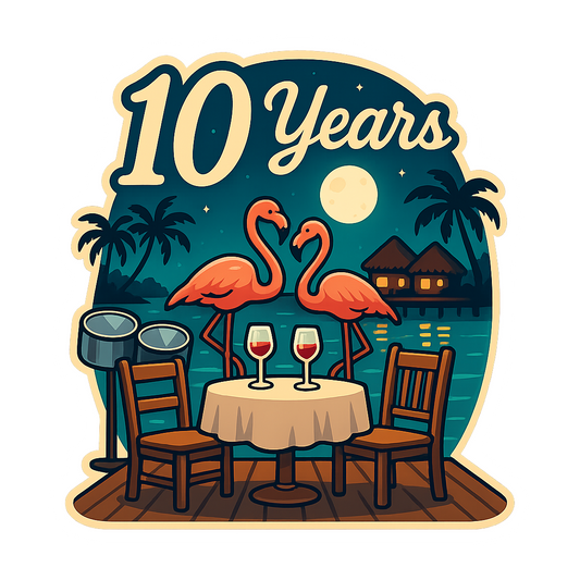 10 Year Celebration - Bordered Artwork
