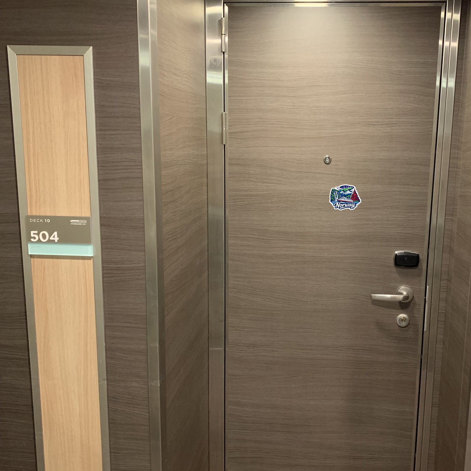 Norwegian Fjords Majesty - Door Style Mockup