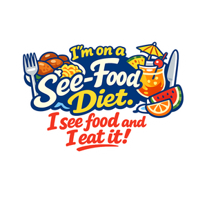 See Food Diet - Bordered Artwork