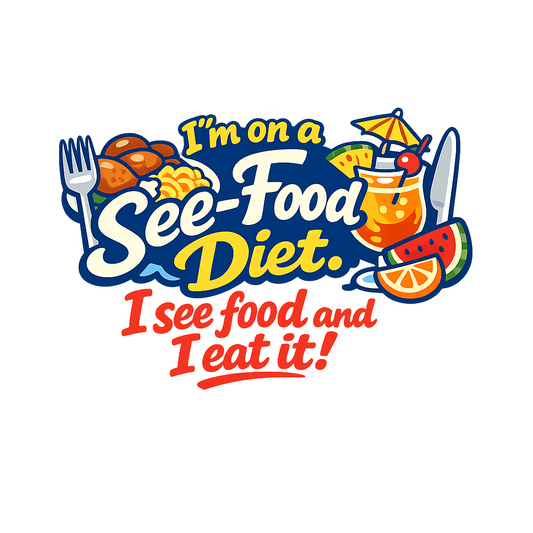 See Food Diet - Bordered Artwork