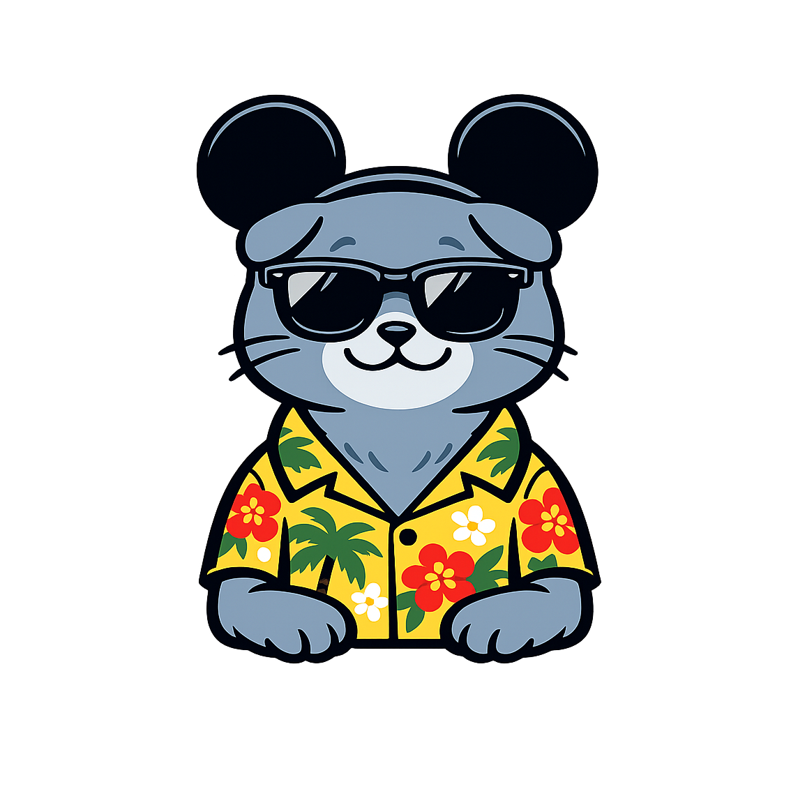 Magic Scottish Fold - Bordered Artwork