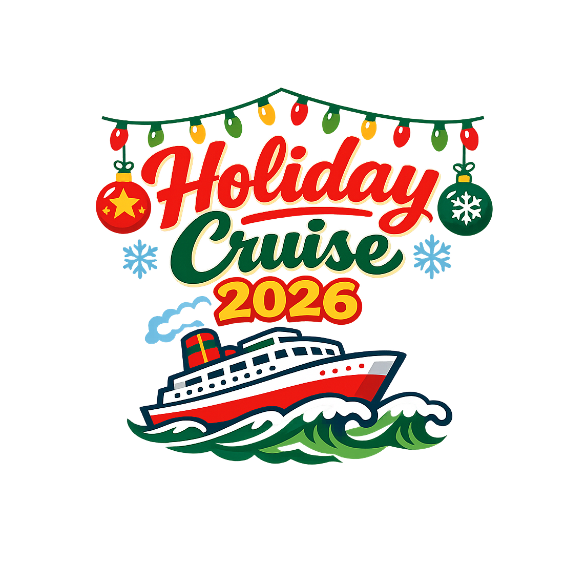 Holiday Cruise 2026 - Bordered Artwork