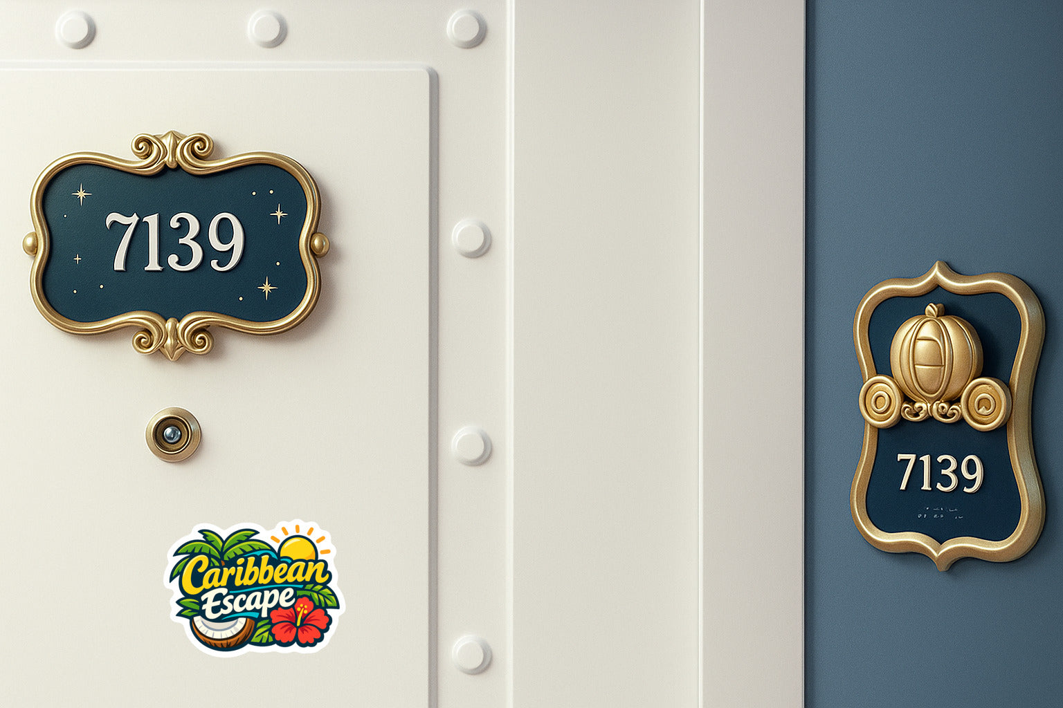 Caribbean Escape - Door Style 2 Mockup