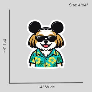 Magic Gold Shih Tzu - Size Reference Mockup