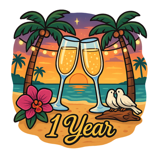 First Anniversary - Bordered Artwork