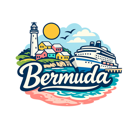 Bermuda Bliss - Bordered Artwork
