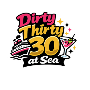 Dirty Thirty at Sea - Bordered Artwork
