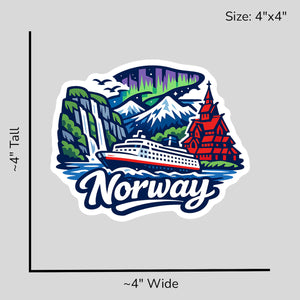 Norwegian Fjords Majesty - Size Reference Mockup