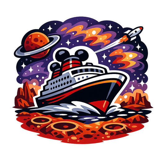 Mars Mission Cruise - Bordered Artwork