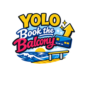 YOLO Book the Balcony - Bordered Artwork