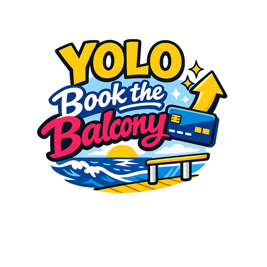 YOLO Book the Balcony - Bordered Artwork