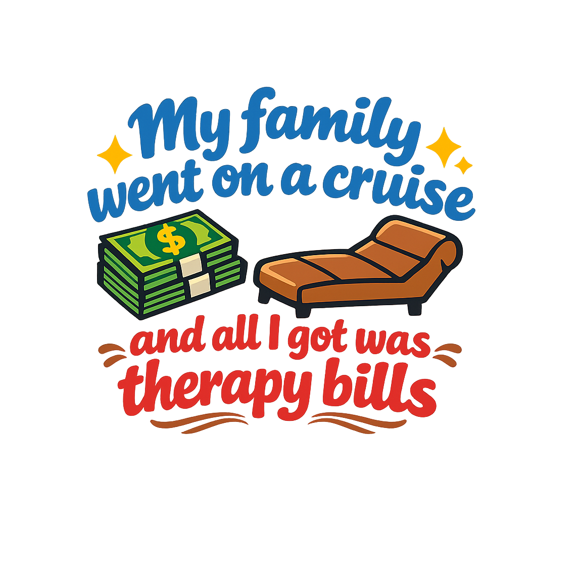Family Therapy Bills - Bordered Artwork