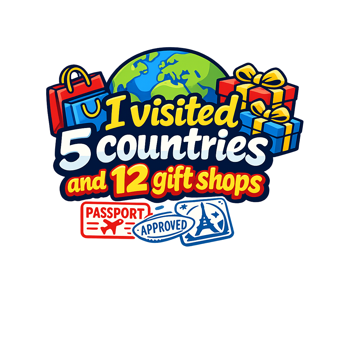 Gift Shop Explorer - Bordered Artwork