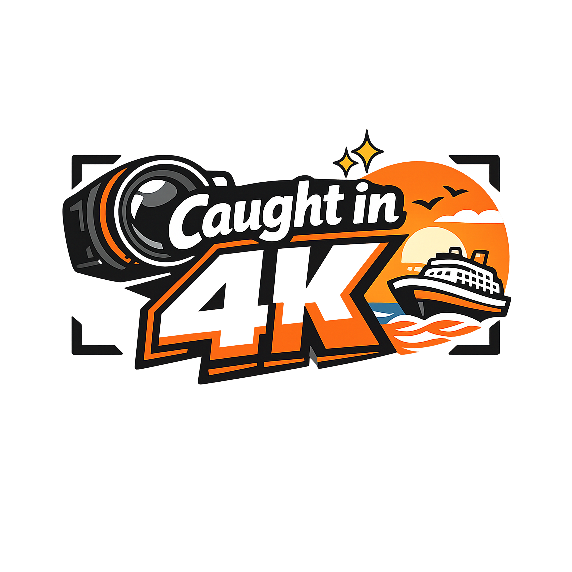 Caught in 4K - Bordered Artwork