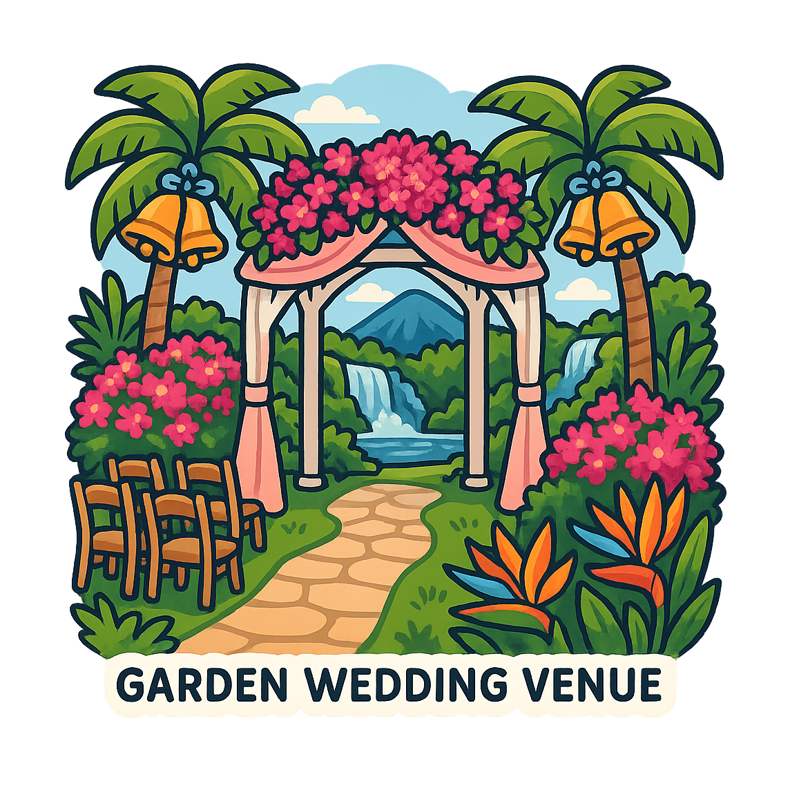 Tropical Romance - Bordered Artwork