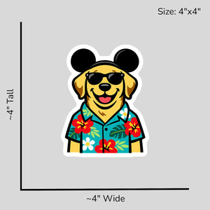 Magic Yellow Lab - Size Reference Mockup