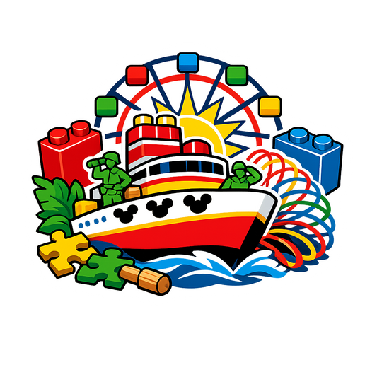 Toy Carnival Cruise - Bordered Artwork