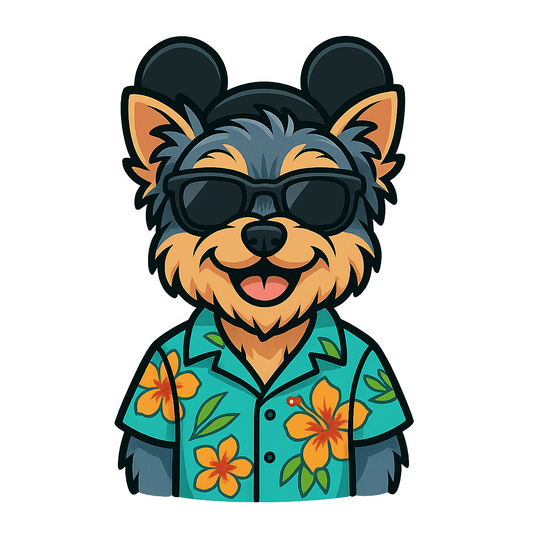 Magic Yorkshire Terrier - Bordered Artwork