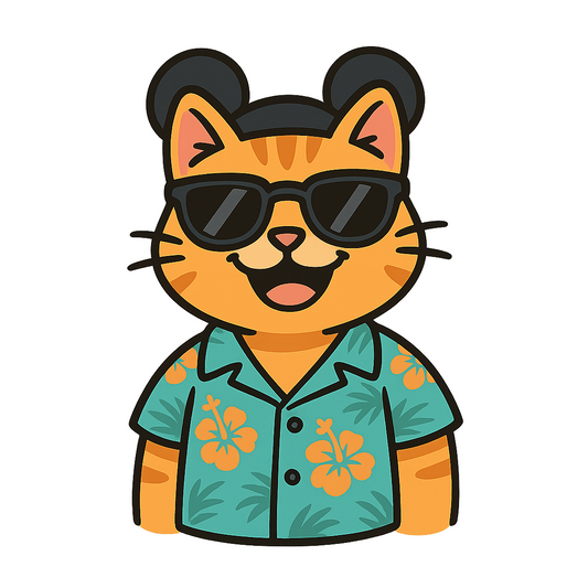 Magic Orange Tabby - Bordered Artwork