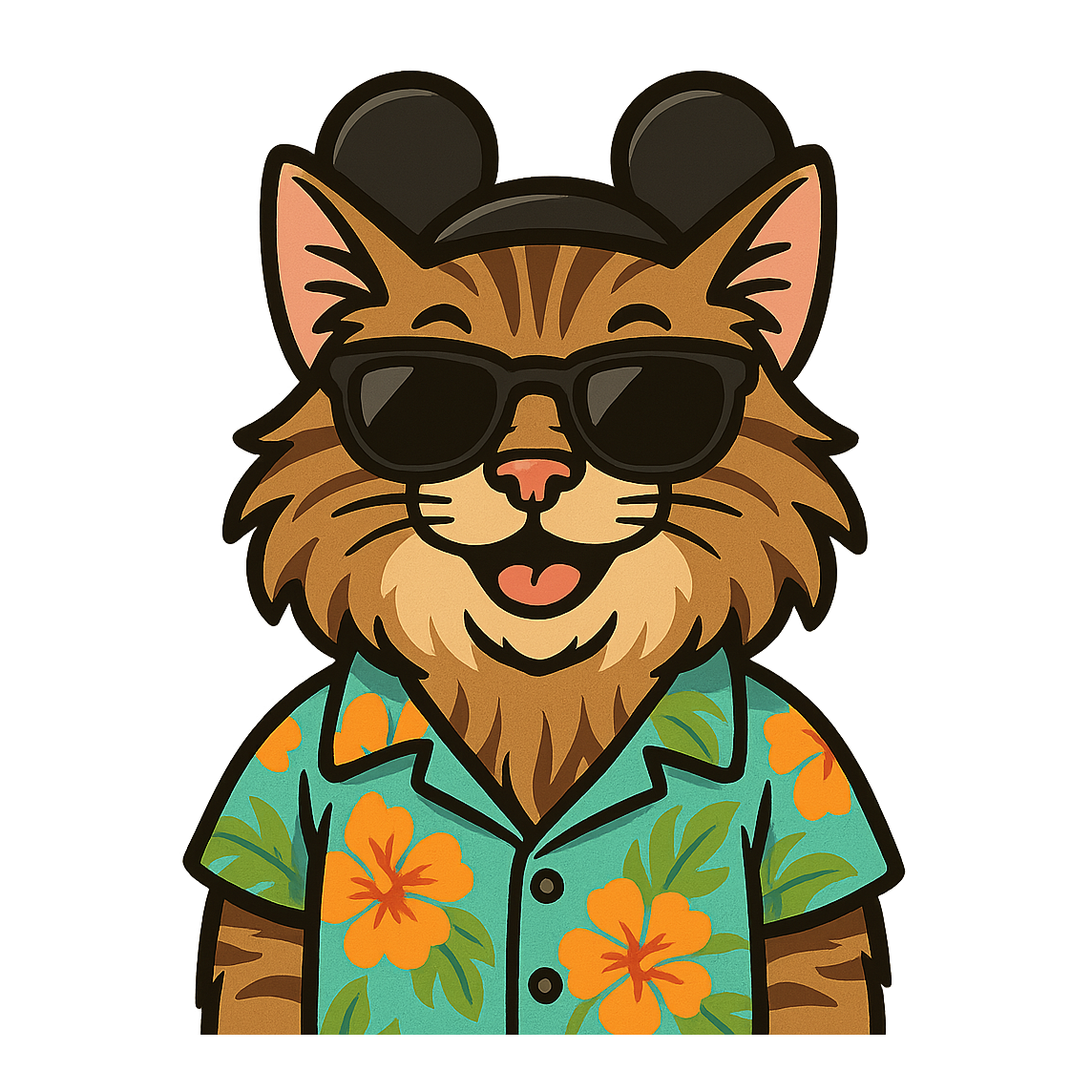Magic Maine Coon - Bordered Artwork