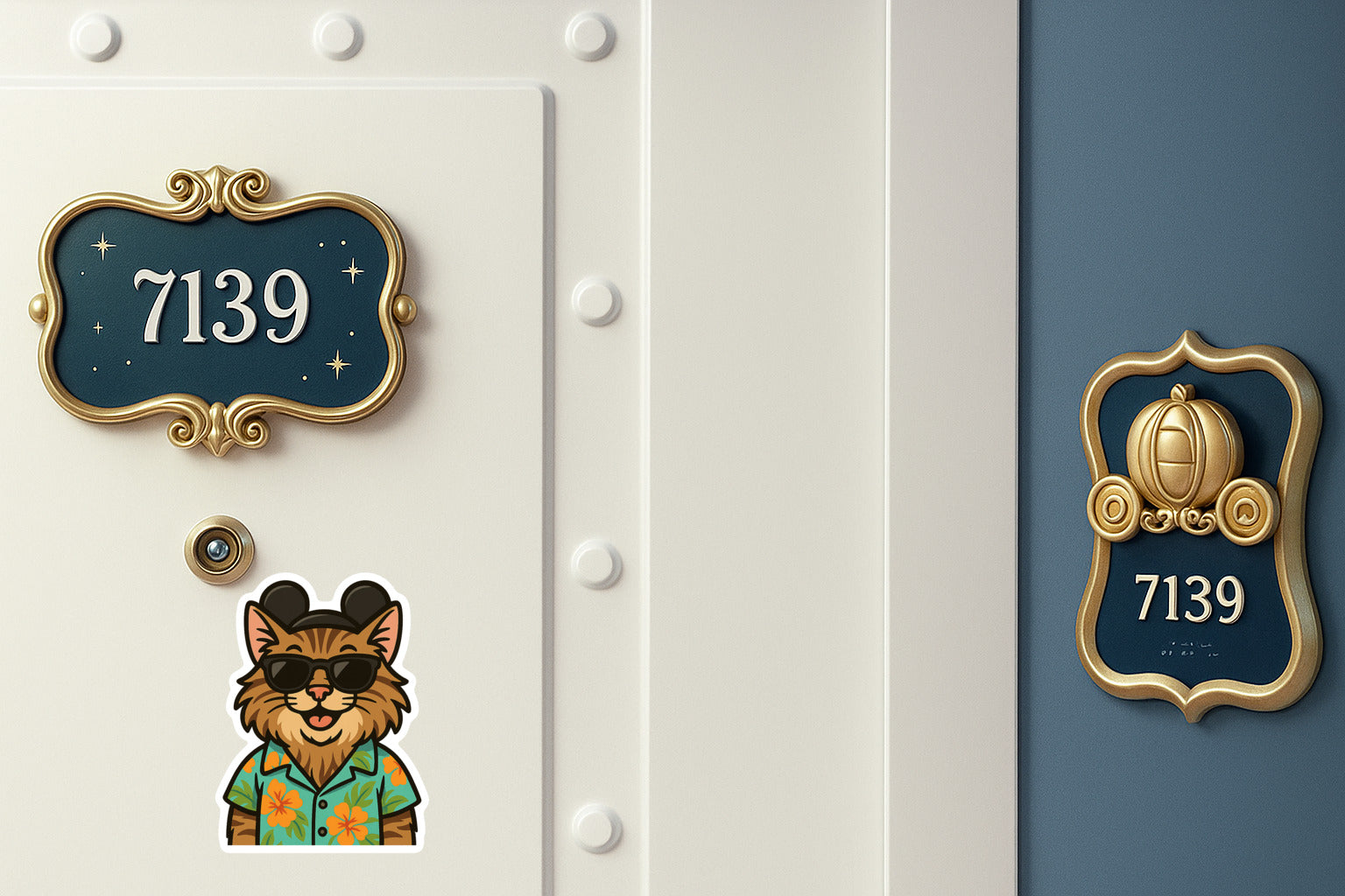 Magic Maine Coon - Door Style 2 Mockup