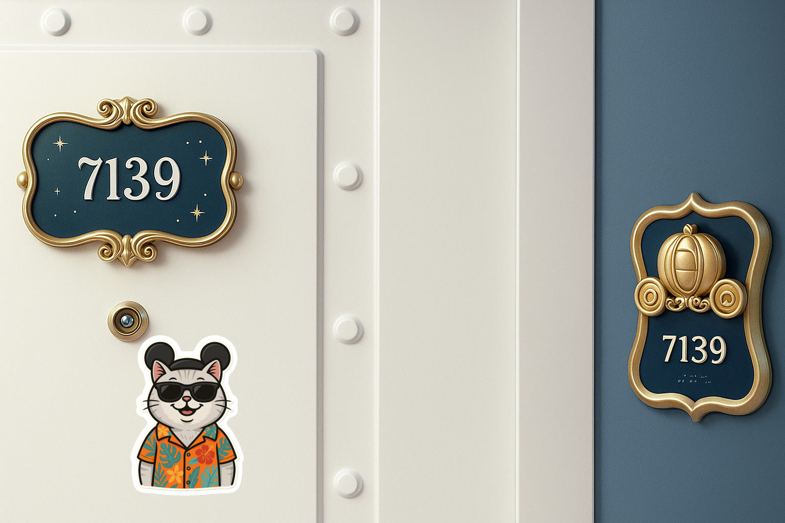 Magic Silver British Shorthair - Door Style 2 Mockup