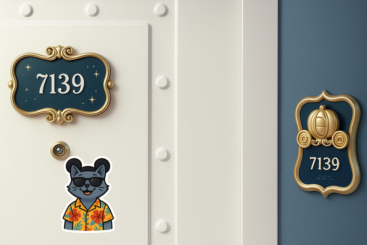 Magic Russian Blue - Door Style 2 Mockup