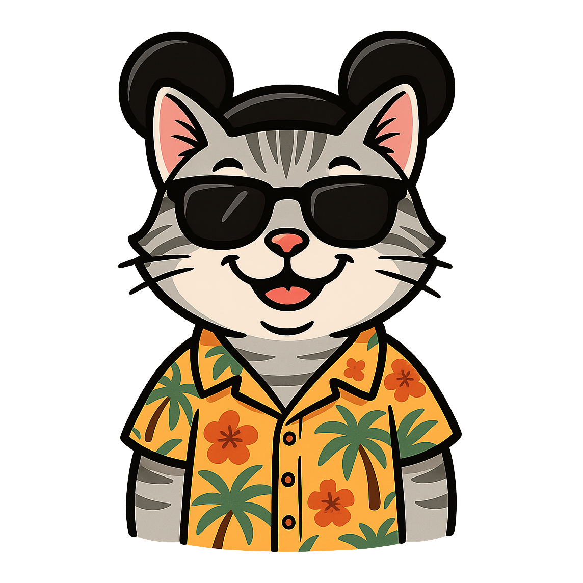 Magic American Shorthair - Bordered Artwork